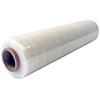 1 film estirable transparente para palets 450 mm x 270 metros para pallets - pre-estirada película negro opaco embalaje…
